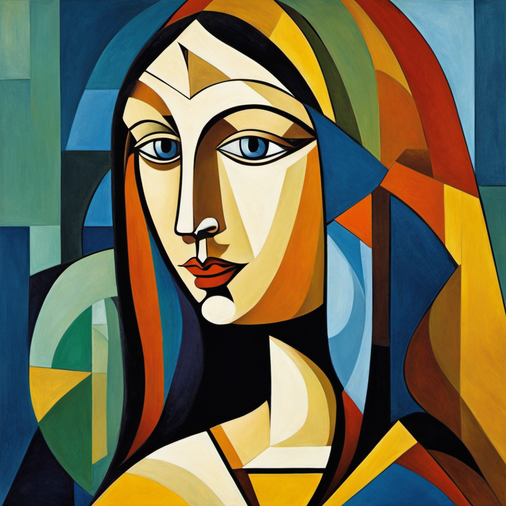 Œuvre générée — portrait cubiste